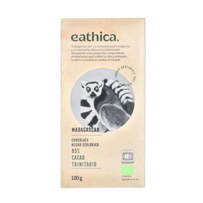 Chocolate Negro 85% Madagascar Bio 100g
