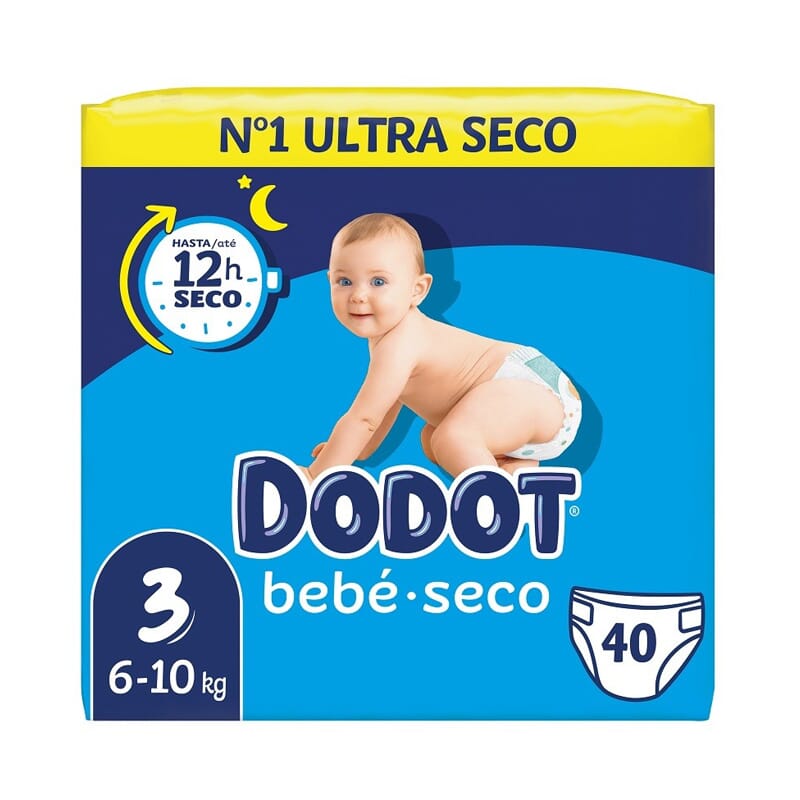 Dodot Bebé Seco T-3 40 Uds