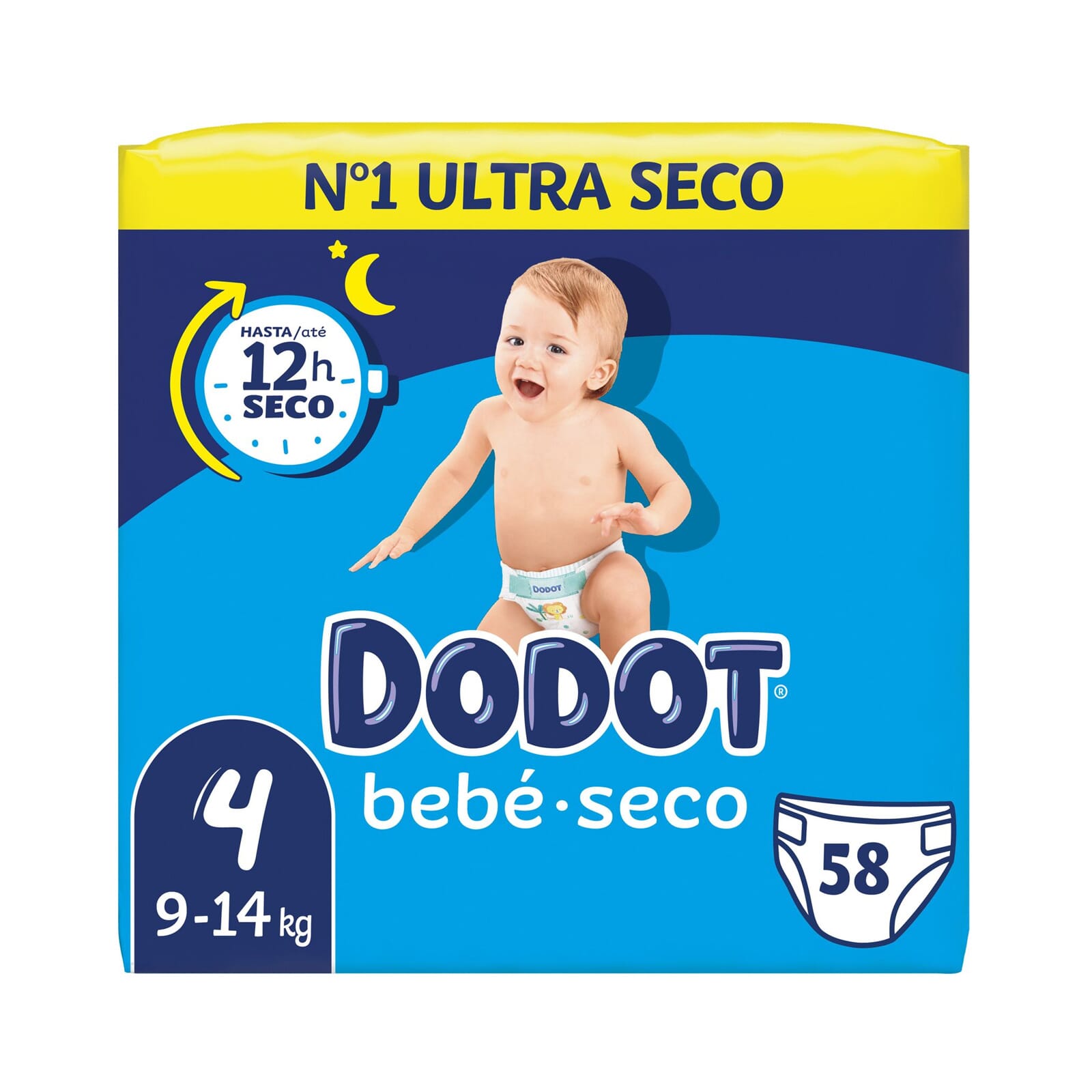 Dodot Bebé Seco T-4 58 Uds