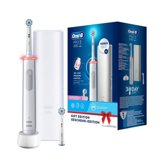 Cepillo de Dientes Eléctrico Oral-B Pro 3 3500 Negro 