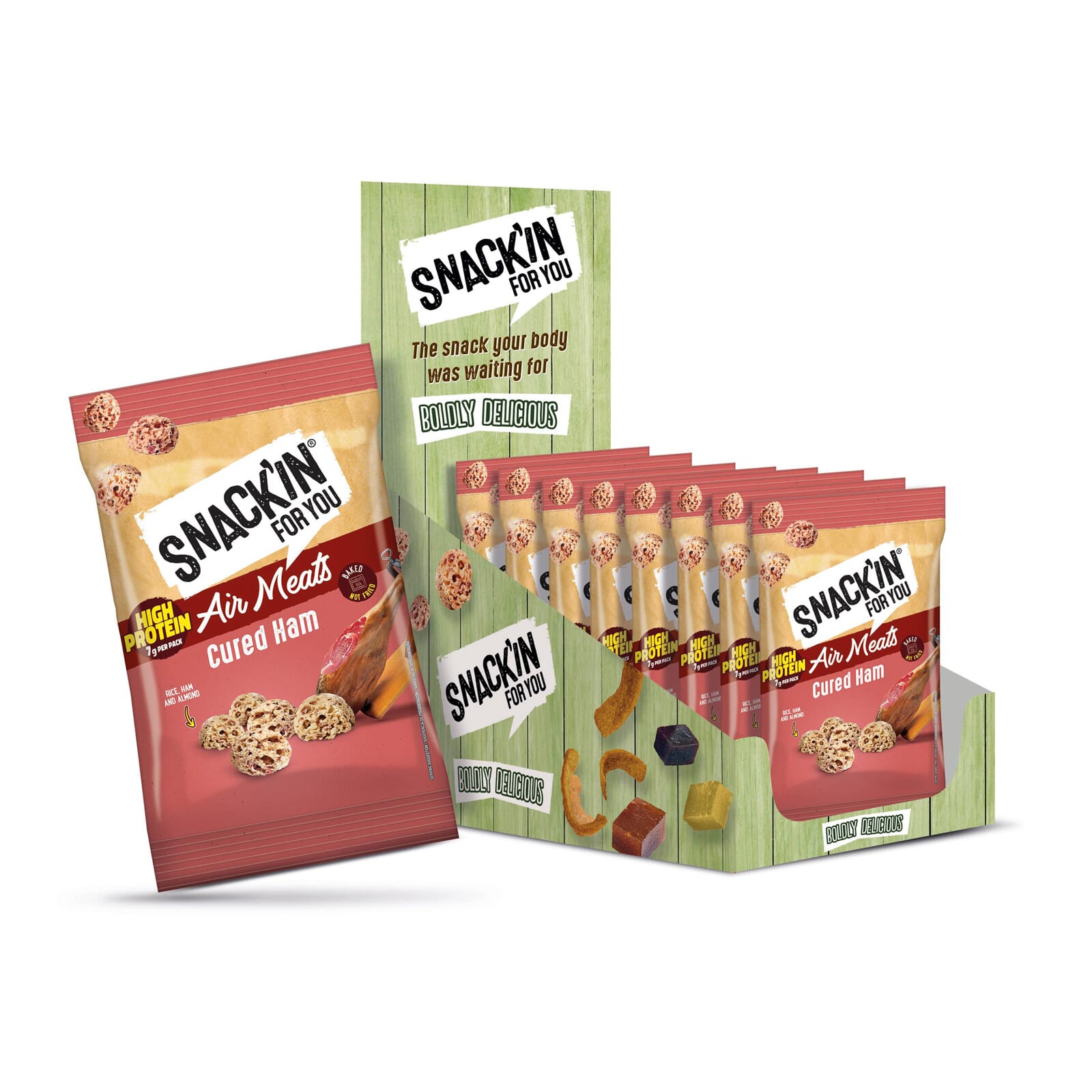 Snack Pops Air Meats Ham 8 Ud 26g
