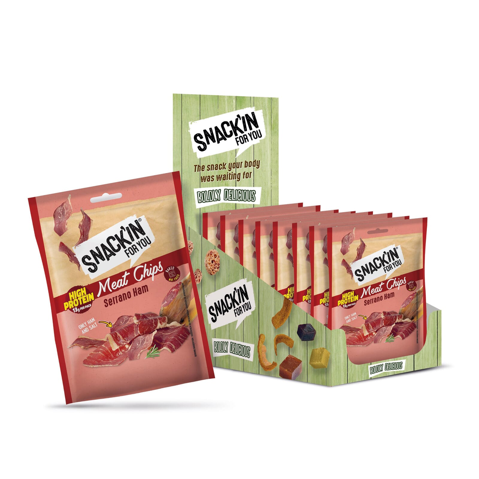 Snack Crips Serrano 8 Uds 20g