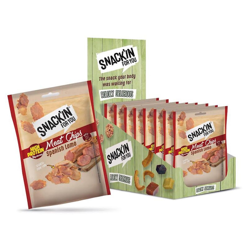 Snack Meat Chips Spanish Lomo 8 Uds 20g