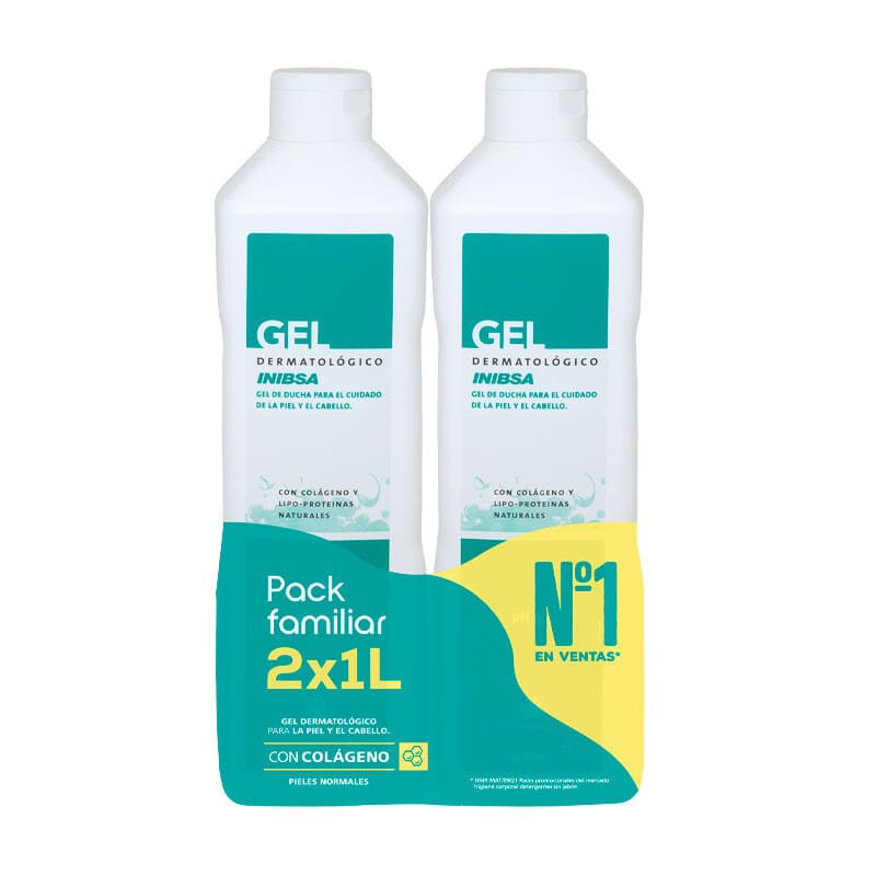 Gel Dermatológico Duplo 2 Uds 1000 ml