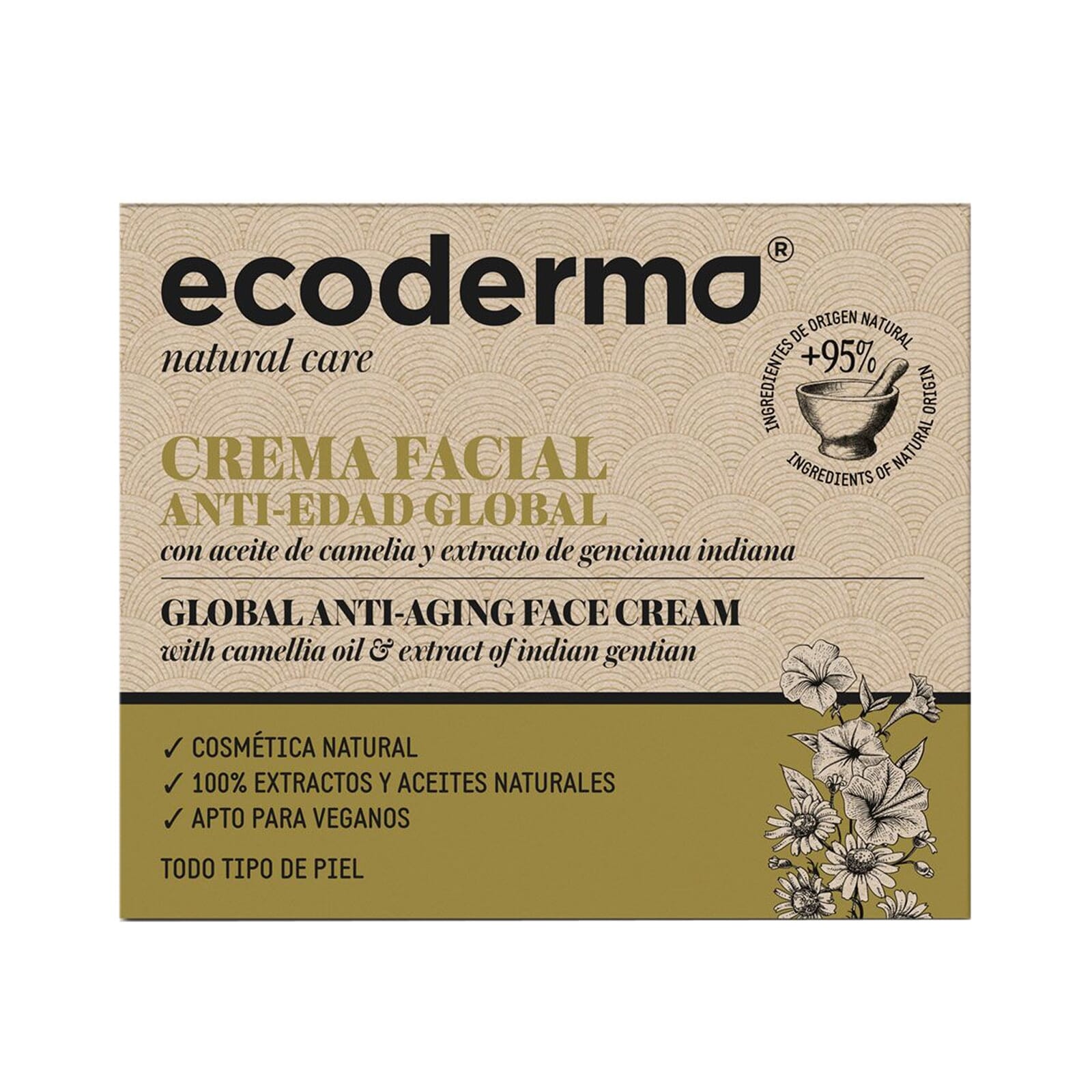 Crema Facial Anti-Edad Global 50 ml