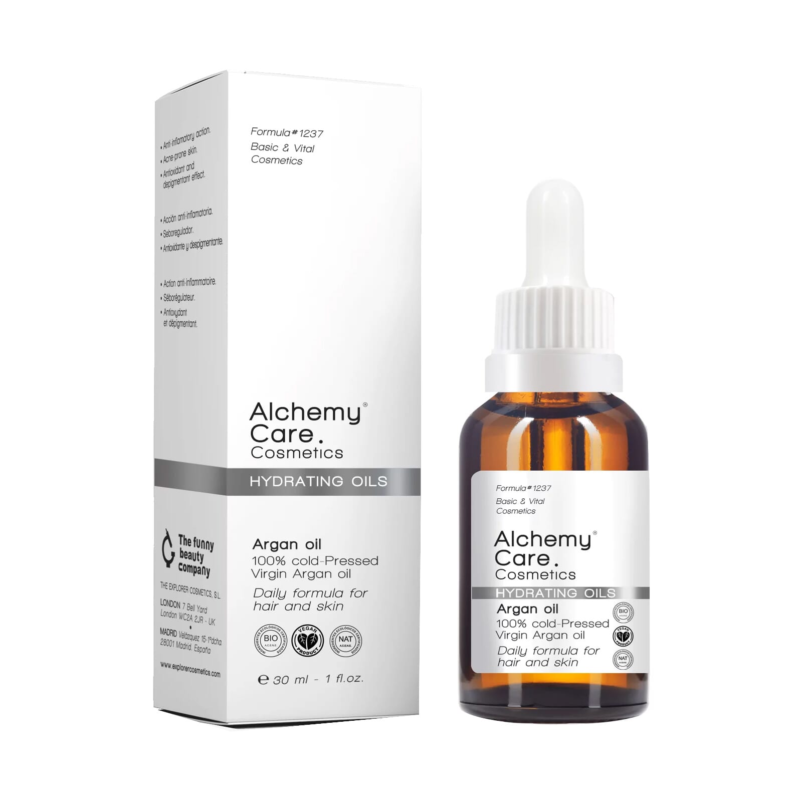 Hydrating Oils Argan Oil 100% 30 ml