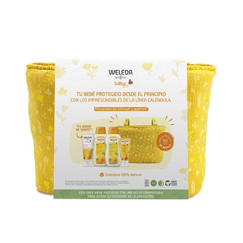 Set Baby 5 Stukken Crème Luier Calendula 75 ml