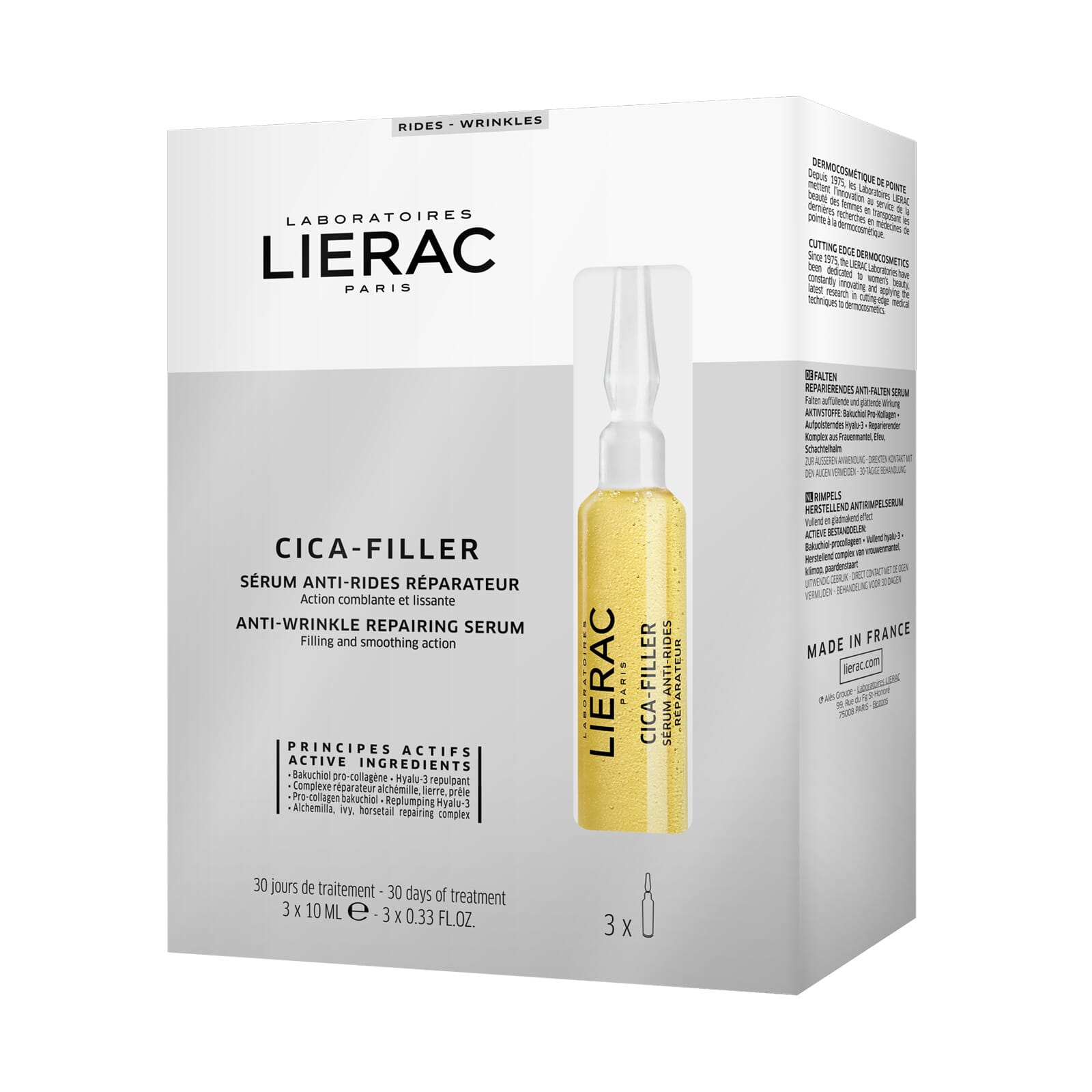 Cica-Filler Sérum Antiarrugas Reparador 3 Uds 10 ml