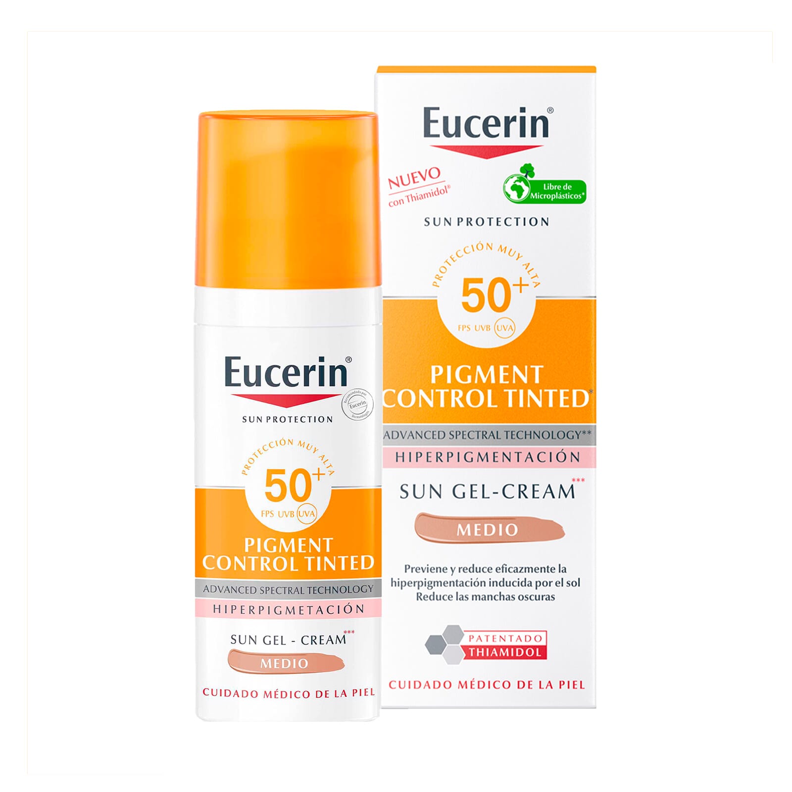 Pigment Control Tinted Sun Gel-Crema SPF50+ #Medio 50 ml