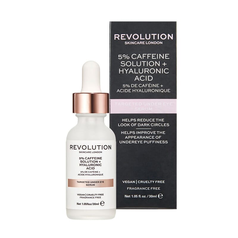 5% Caffeine Solution + Hyaluronic Acid Targeted Under Eye Serum 30 ml