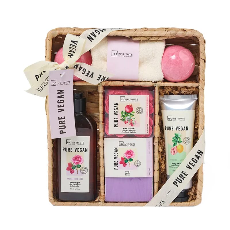 Set Pure Vegan Gel + Loción + Jabón + Confeti + Bombas + Toalla