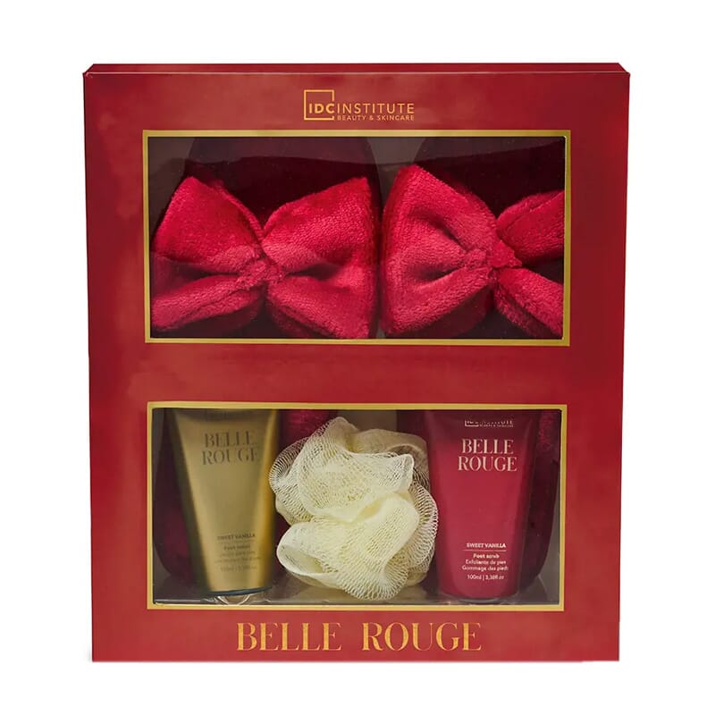 Belle Rouge Set Pies Exfoliante + Loción + Esponja + Zapatillas