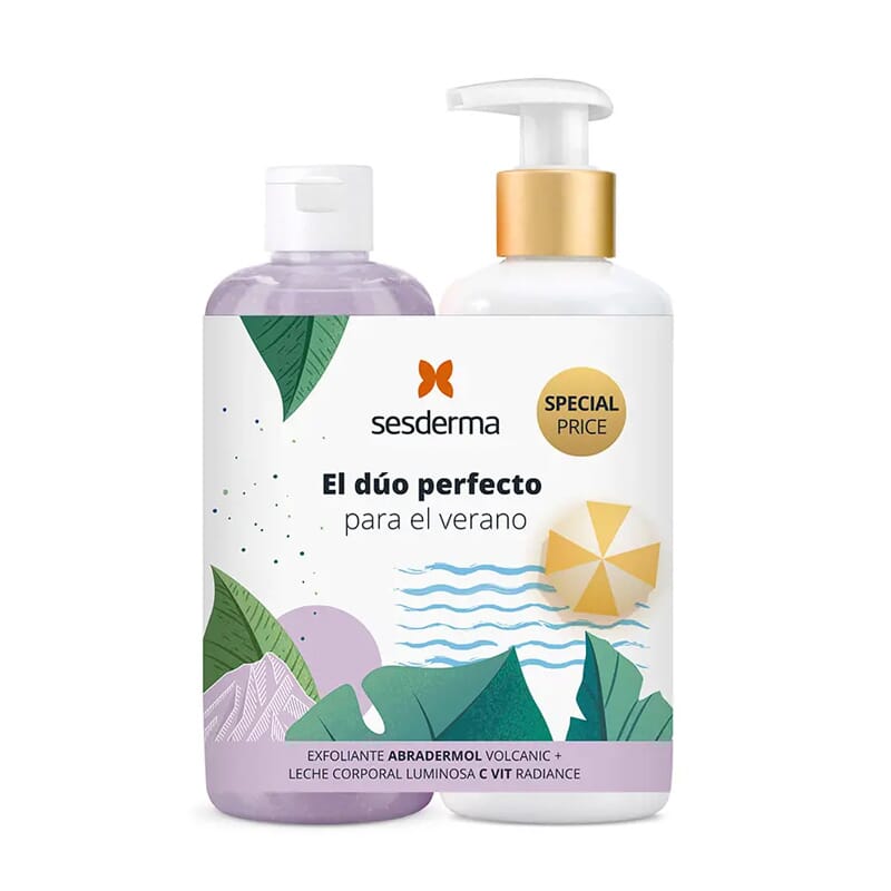 Abradermol Volcanic Exfoliante 250 ml + Leche Corporal 250 ml