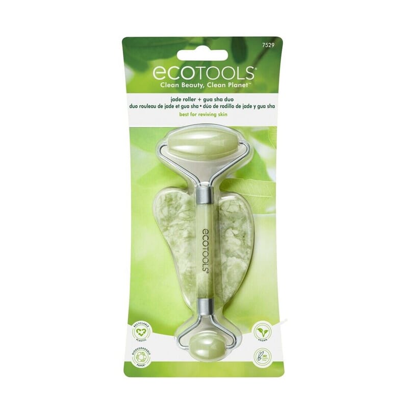 Rodillo De Jade + Gua Sha Duo