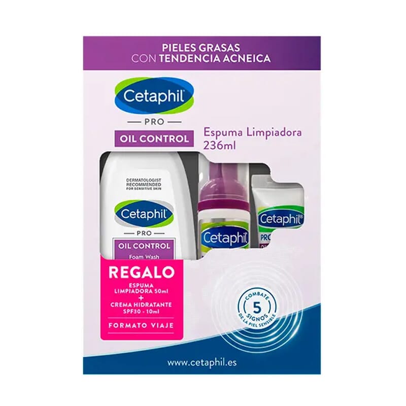 Pro Oil Control Espuma De Limpeza + Creme Dia + Creme Noite