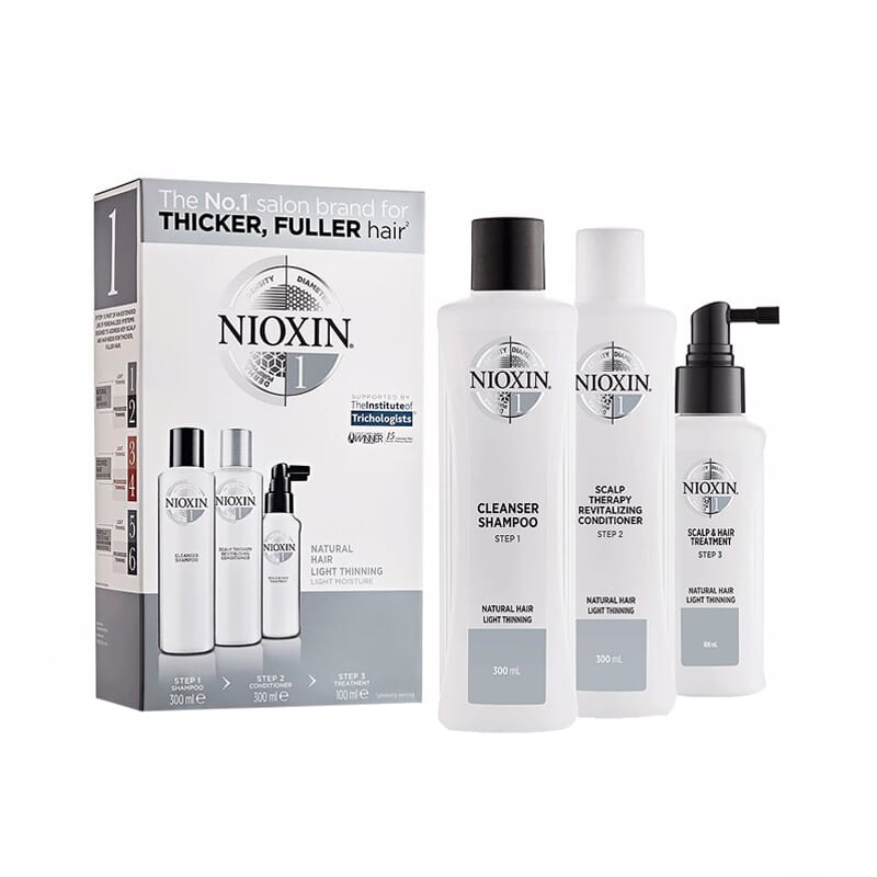 System 1 Champú 300 ml + Acondicionador 300 ml + Tratamiento