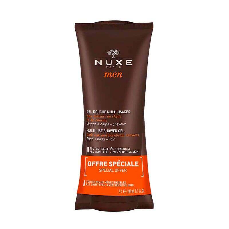 Nuxe Men Gel de Ducha Multi-Usos Lote 2 Uds 200 ml