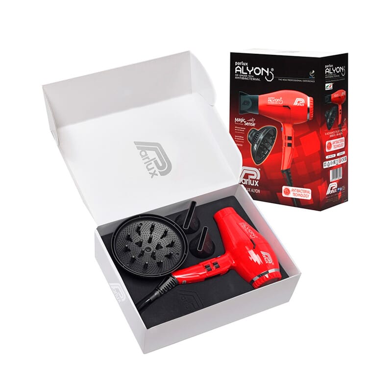 Hair Dryer Alyon Rojo Lote 4 Pz