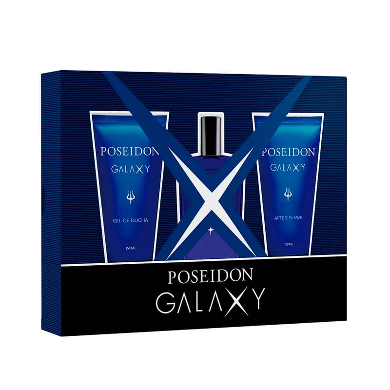 Poseidon Galaxy Edt 150 Ml + Aftershave 150 Ml + Gel Ducha 150 Ml