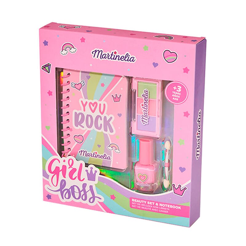 Supergirl Notebook & Beauty Lote 4 Piezas