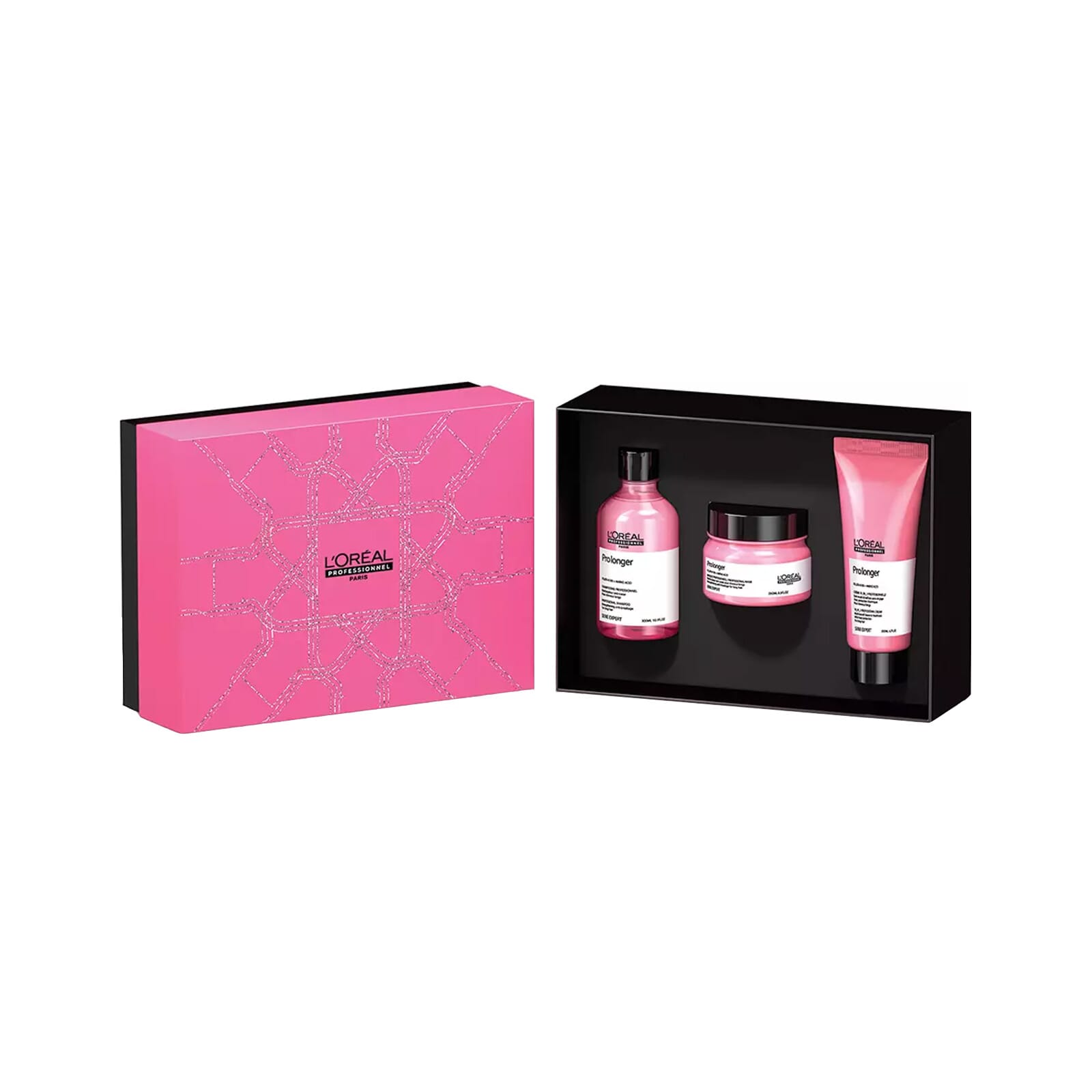 Pro Longer Lote Champú 300 Ml + Mascarilla + Crema Leave-In