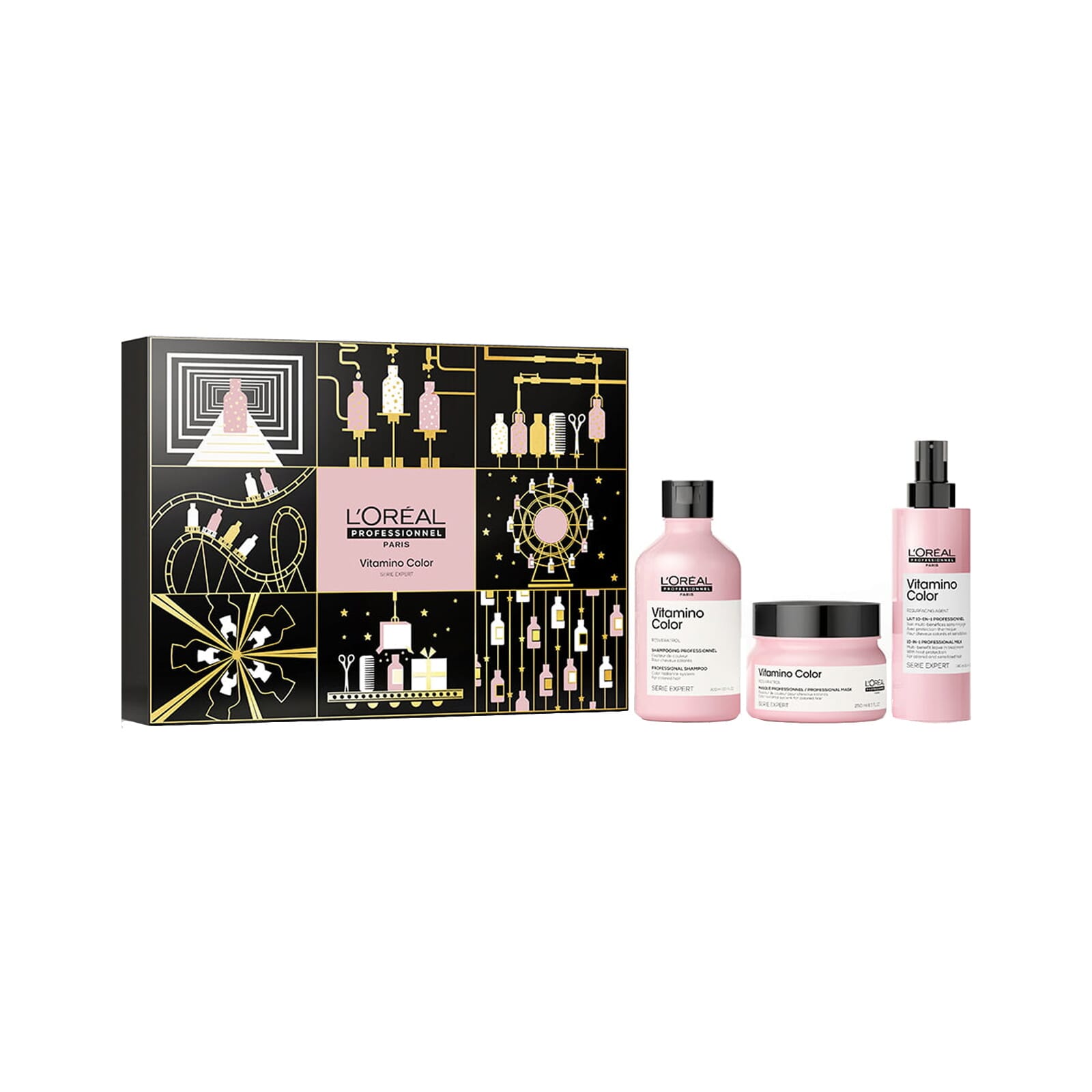 Vitamino Color Lote Champú 300 Ml + Mascarilla + Spray 10-En-1