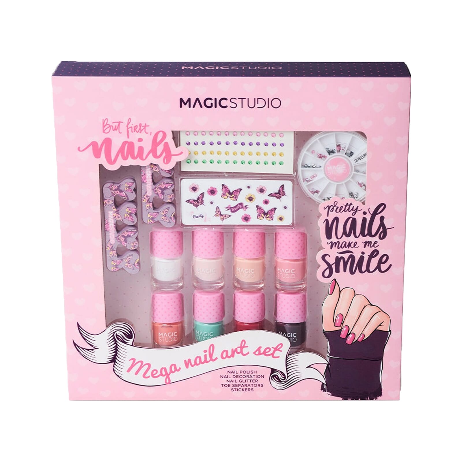 Pin Up Mega Nail Art Lote 13 Piezas