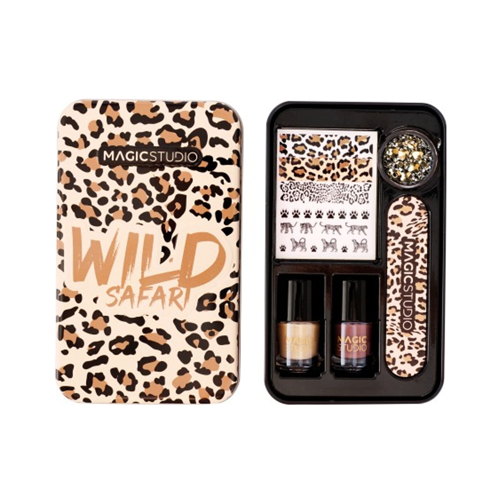 Wild Safari Savage Nail Art Lote 6 Piezas