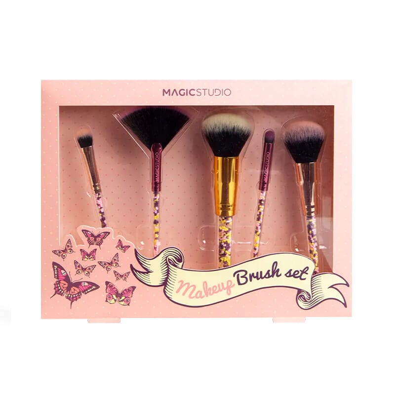 Pin Up Makeup Brush Lote 5 Piezas