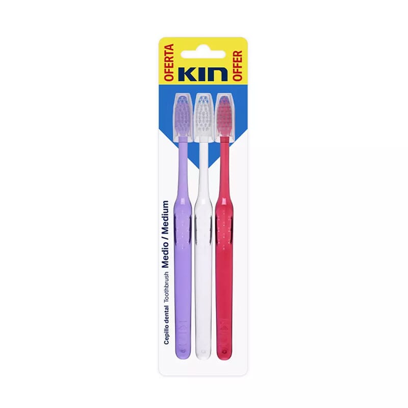 Kin Cepillo Medio Lote 3 Uds