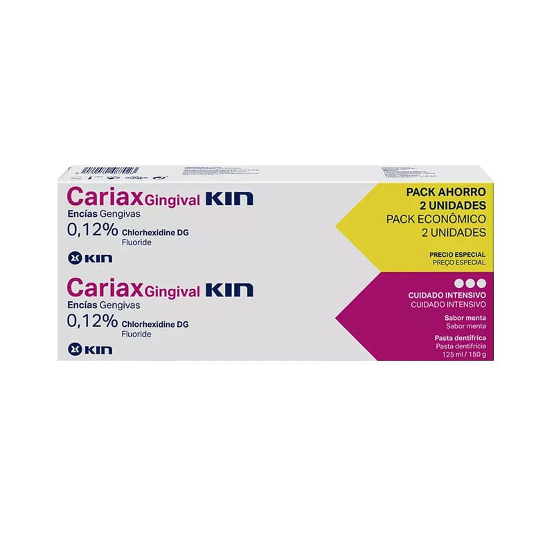 Cariax Gingival Pasta Dentífrica Lote 2 Uds 125 ml