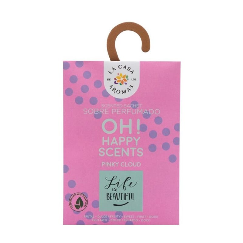 Parfümierte Beutel Pink Cloud - Life Is Beautiful Pack 12 St