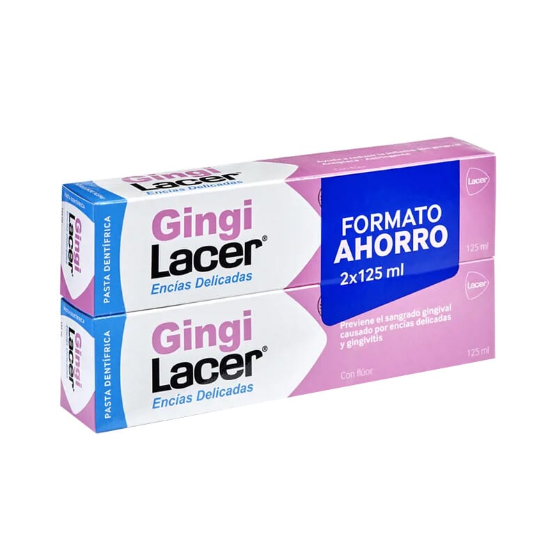 GingiLacer Pasta Dentífrica Lote 2 Uds