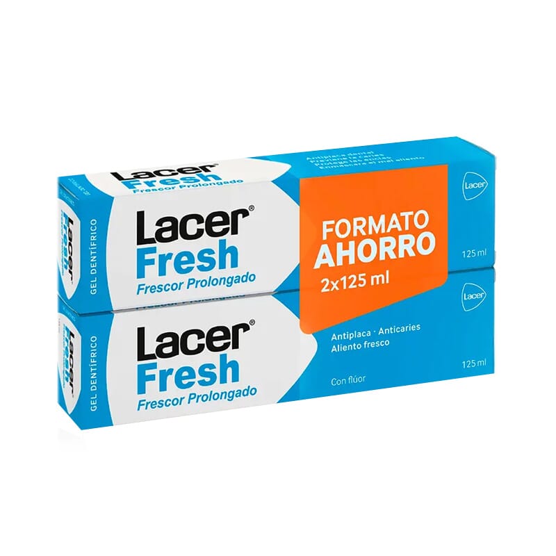 LacerFresh Gel Dentífrico Lote 2 Uds 125 ml