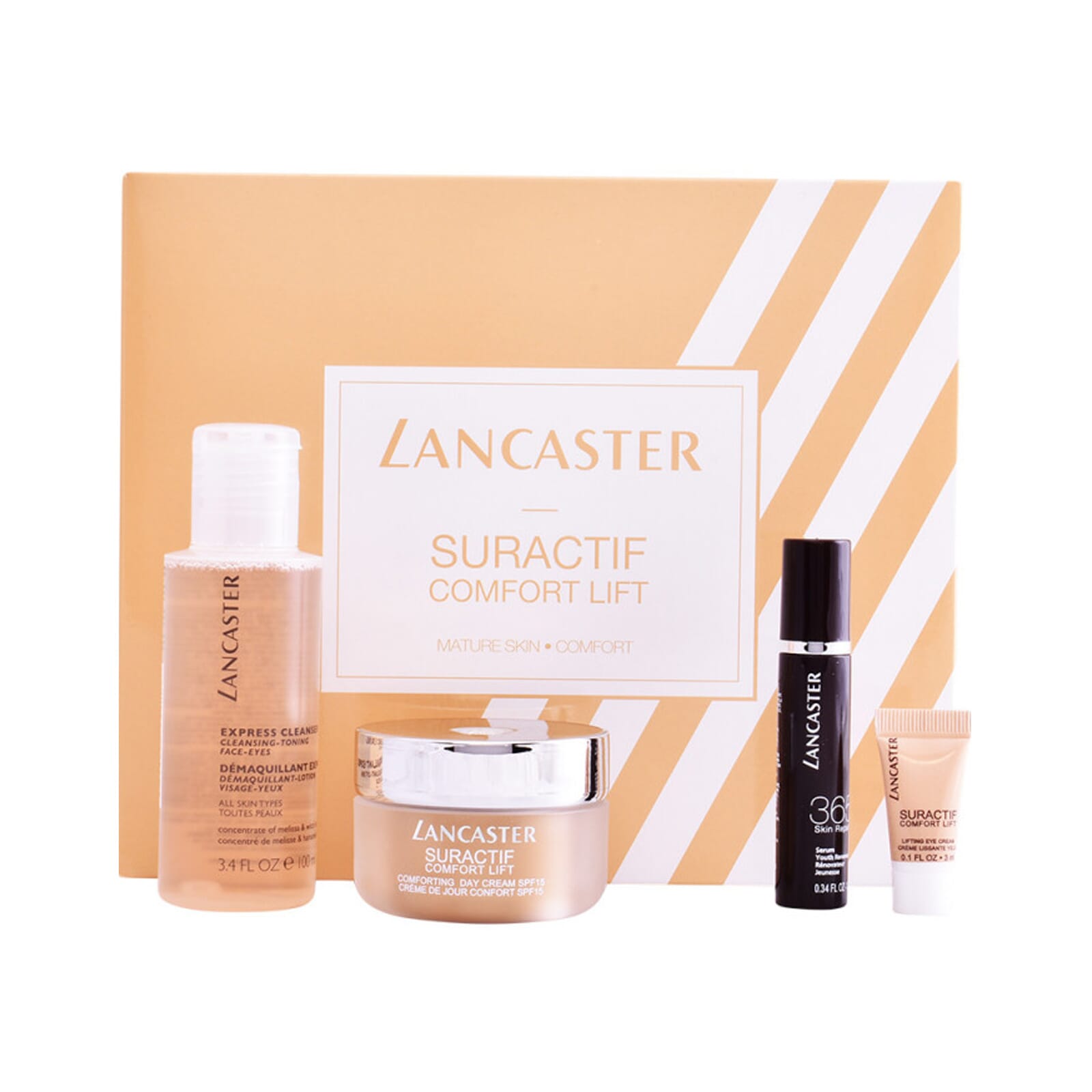 Suractif Comfort Lift Crema + Contorno Ojos + Serum + Limpiador