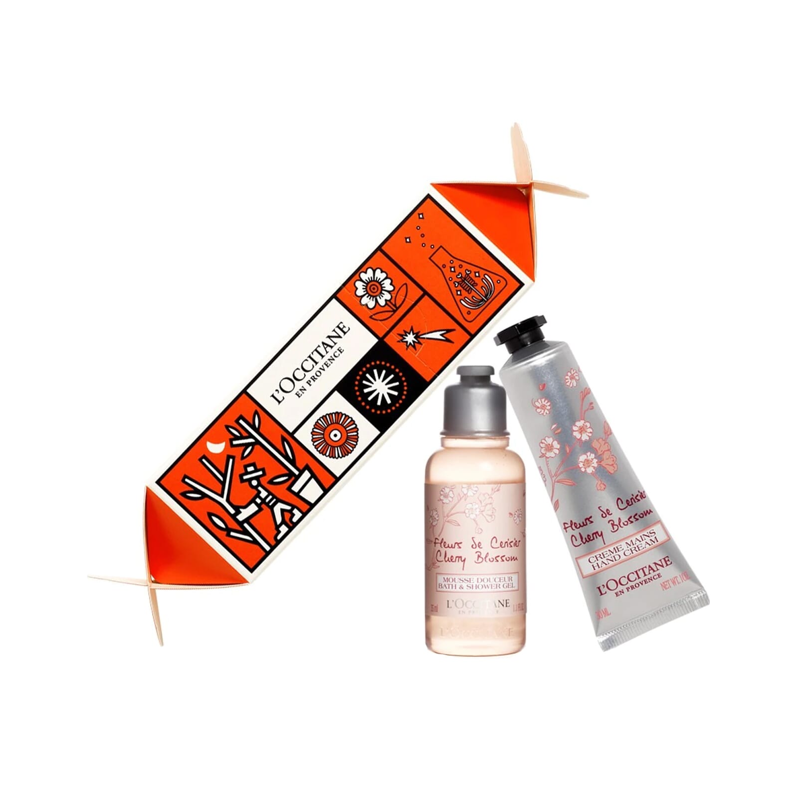 Fleurs De Cerisier Gel de Ducha 35 ml + Crema de Manos 30 ml