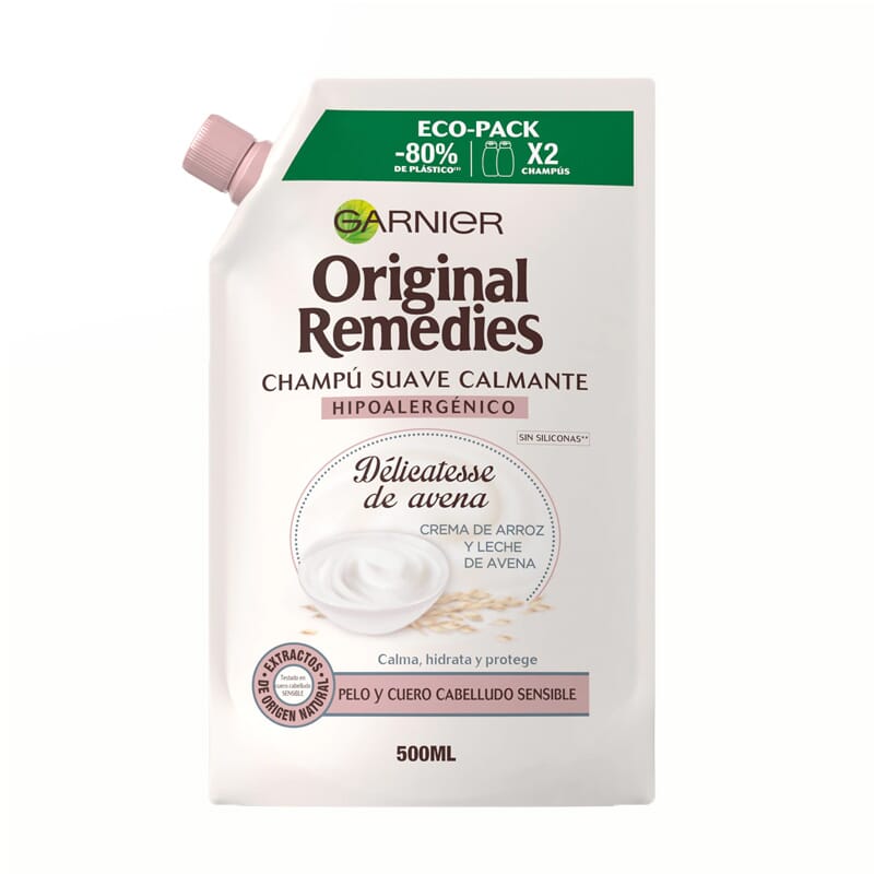 Original Remedies Délicatesse de Avena Champú Suave Calmante 500 ml