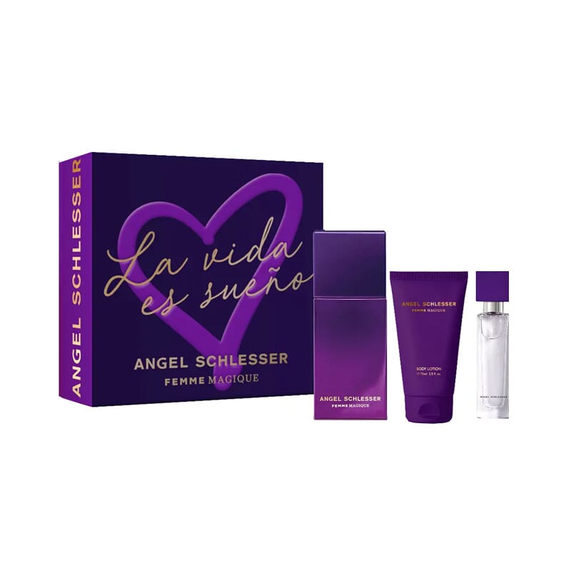 Angel Schlesser Femme Magique Edt 100 Ml + Body Lotion + Edt Mini