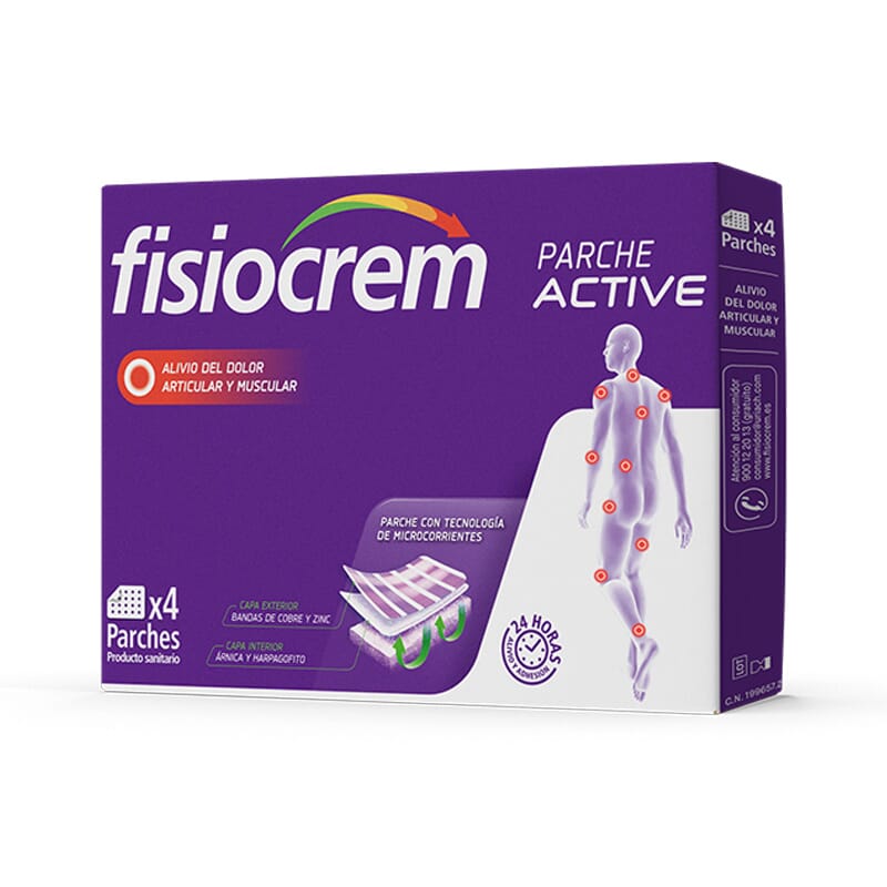 Fisiocrem Parche Active 4 Uds