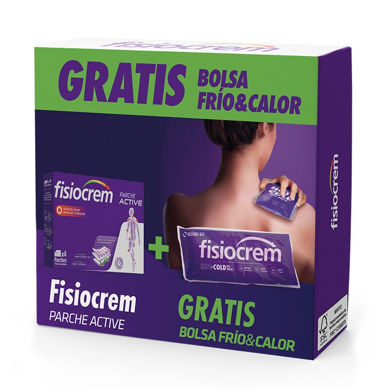 Fisiocrem Patch Active 4 Unids + Saco Frio Calor