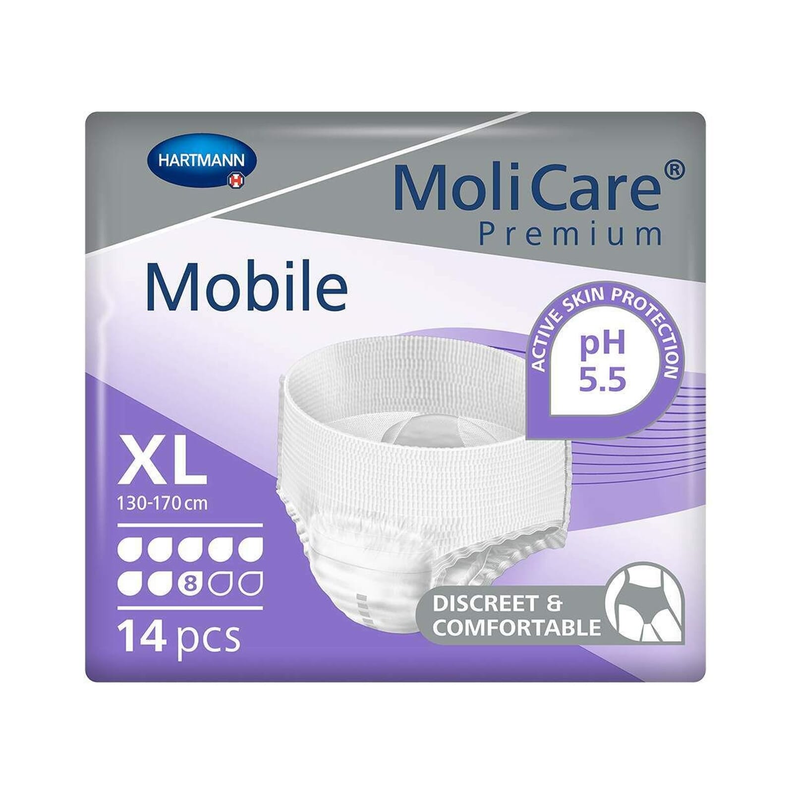 Molicare Premium Mobile 8D XL 14 Uds