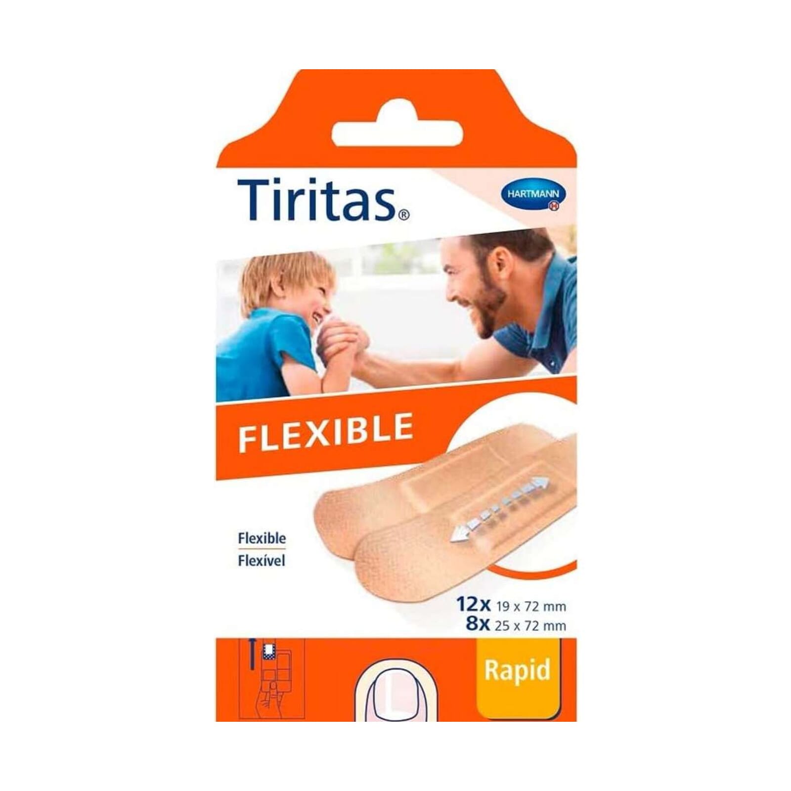 Tiritas Flexible Rapid Surtido 2 Tamaños 20 Uds