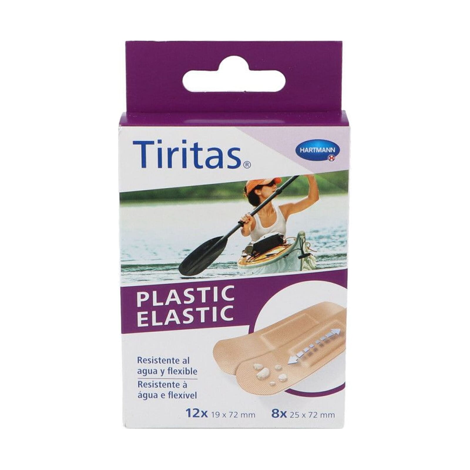 Tiritas Plastic Elastic Surtido 2 Tamaños 20 Uds