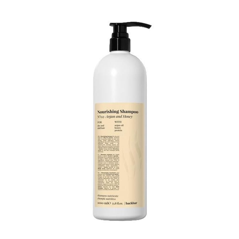 Back Bar Nourishing Shampoo Nº02 - Argan & Honey 1000 ml