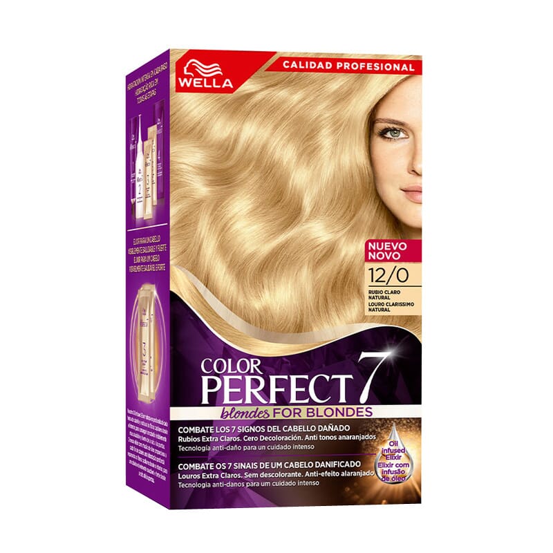 Color Perfect 7 100% Cobertura De Cabelo Branco #12/0 - Loiro Claro Natural