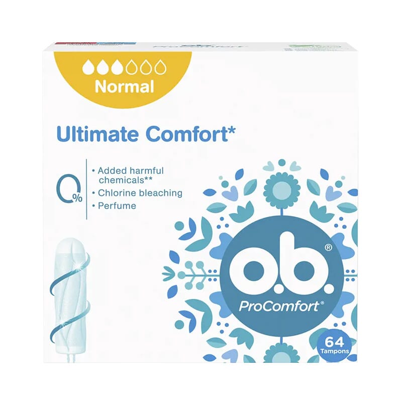 O.B. Procomfort Normal Tampón 64 Uds