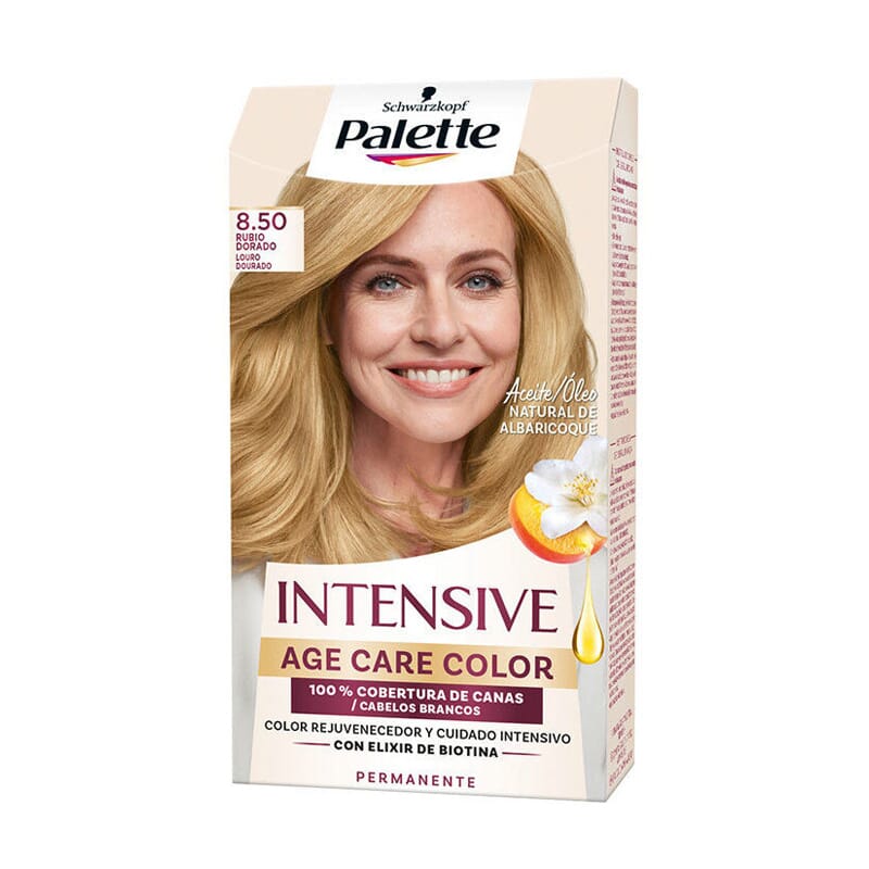 Palette Intensive Tinte #8.50 - Rubio Dorado de Schwarzkopf