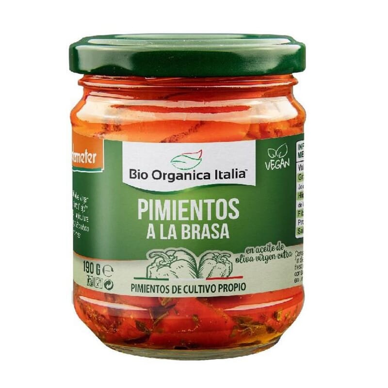 Pimientos A La Brasa Demeter Bio Orgánica 190g