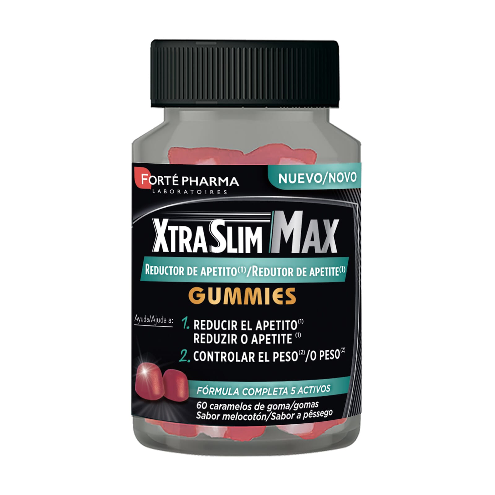 Xtraslim Max Reductor De Apetito Gummies 60 Gominolas