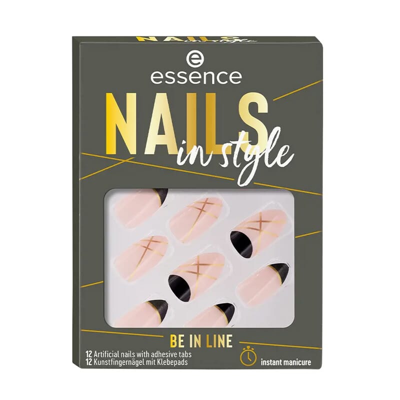 Nails In Style Uñas Artificiales #Be In Line 12 Uds